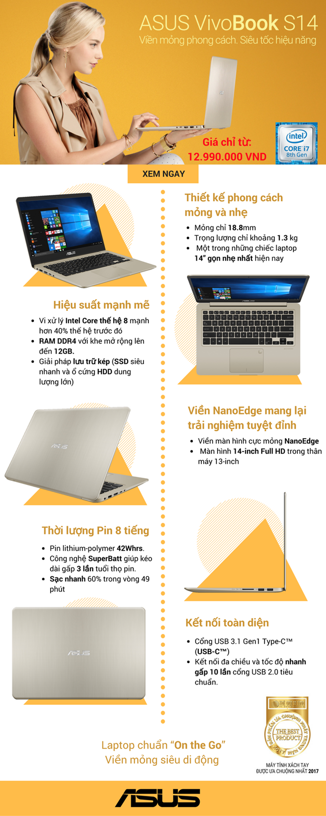 Asus S14 Ä‘Ã£ cÃ³ máº·t,